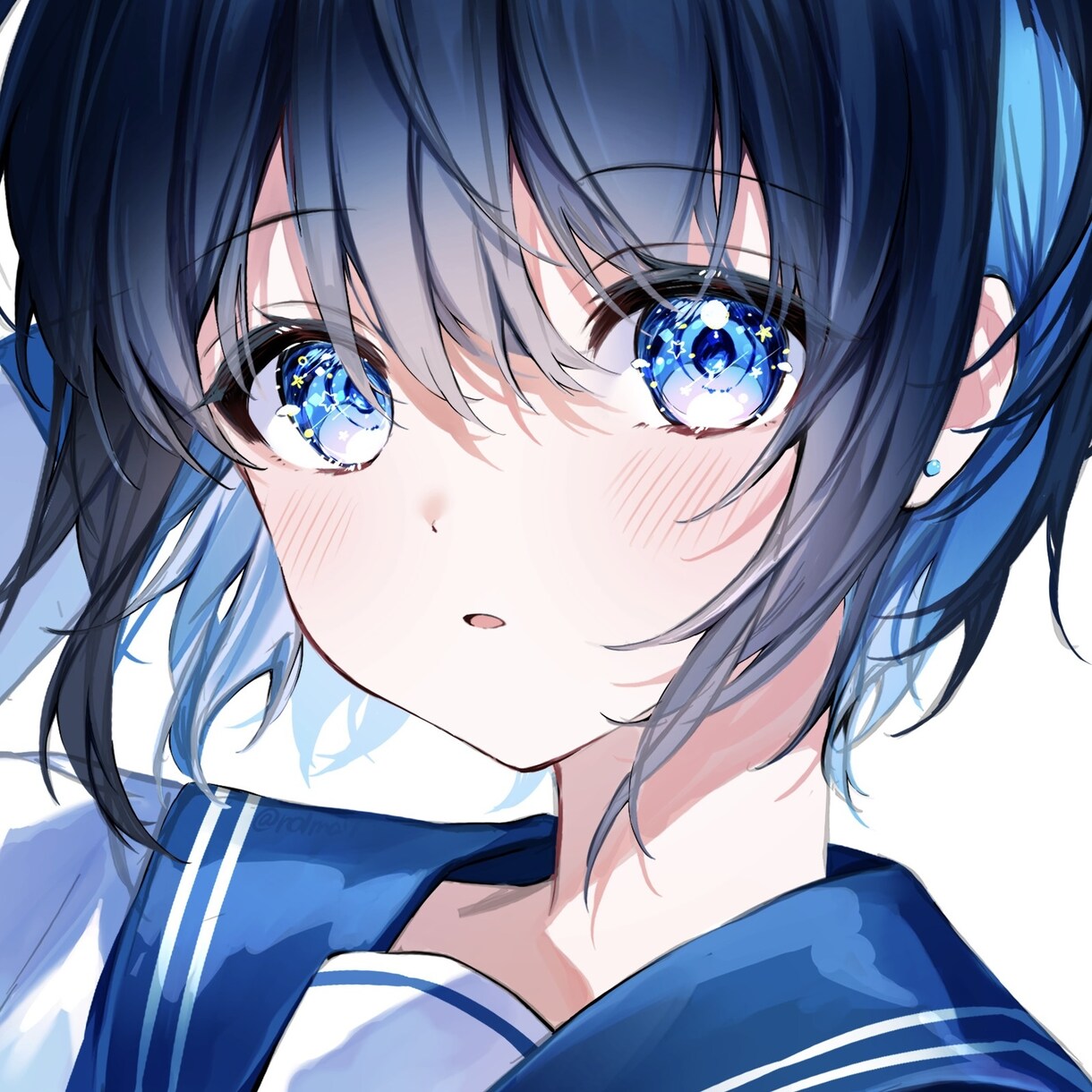 可愛い女性イラストアイコン作成します キラキラした目の女の子が得意です イメージ2