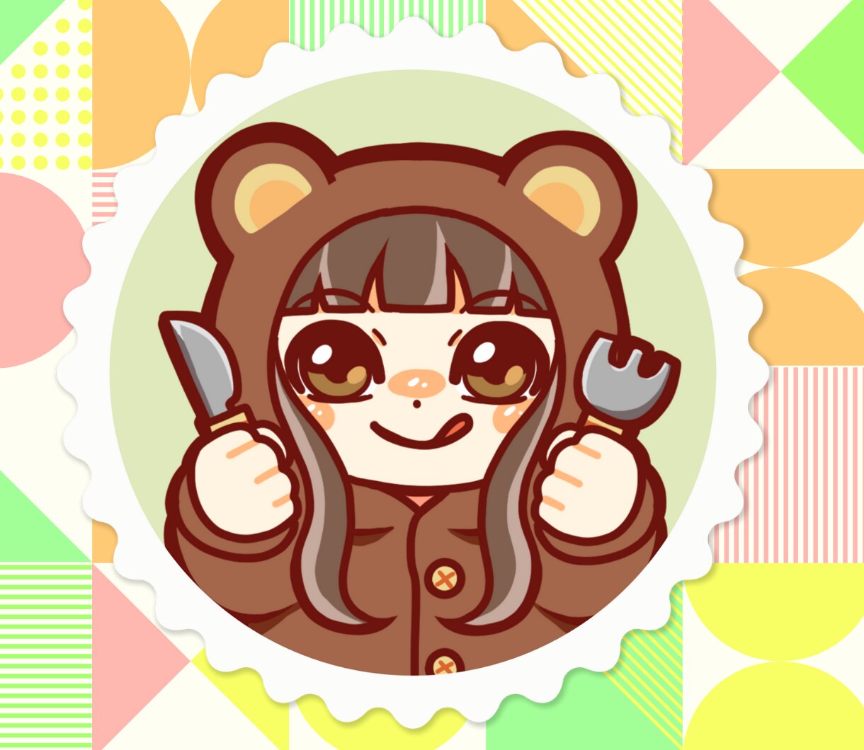 ひと目で目立つアイコン作成します あなたのキャラでSNSデビューのお手伝いいたします イメージ6