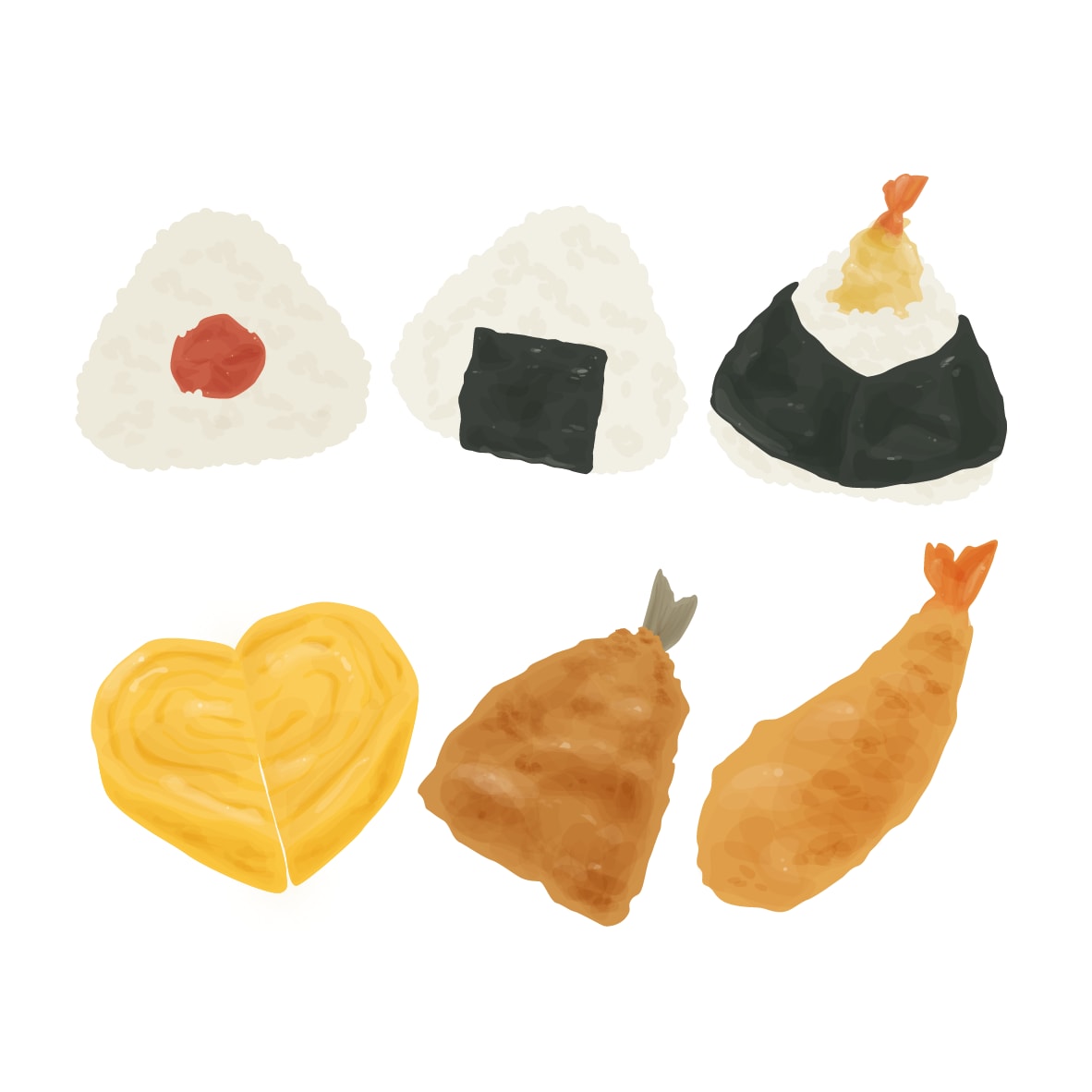 デフォルメからリアルまで！食べ物のイラスト描きます アイコンやメニューなどに！商用OK イメージ3