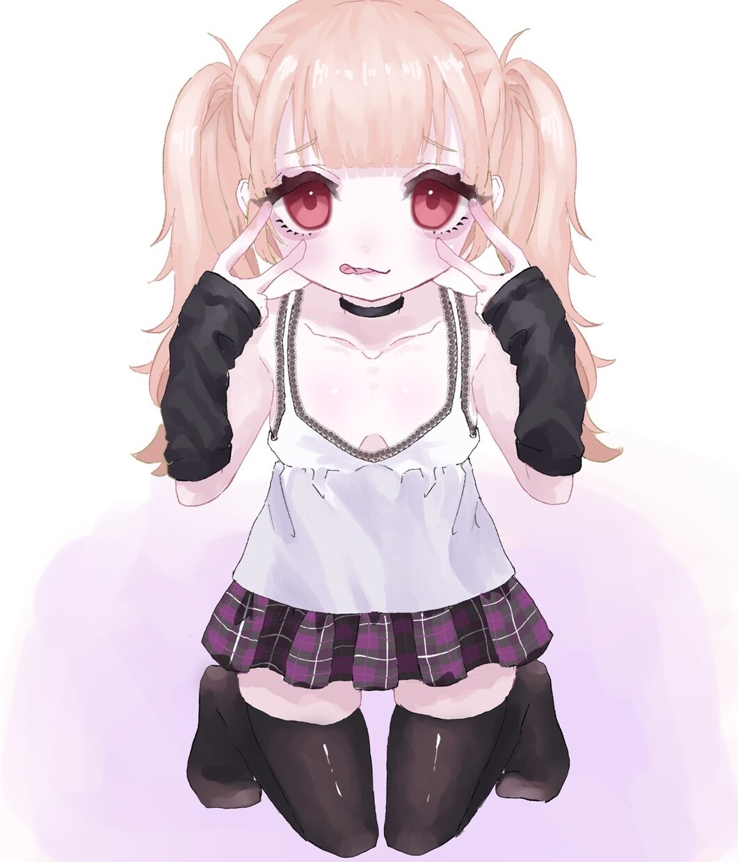 かわいい女の子のイラストを描きます キャラデザ、ファンイラスト、創作など描いて欲しい方向け イメージ1