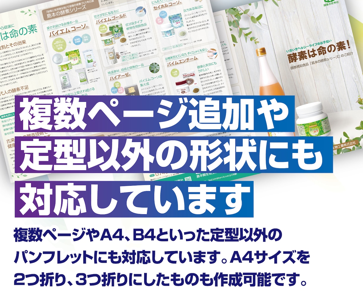 魅力を引き出すパンフレットを製作します 第一印象を左右するパンフレットをわかりやすく丁寧に イメージ4