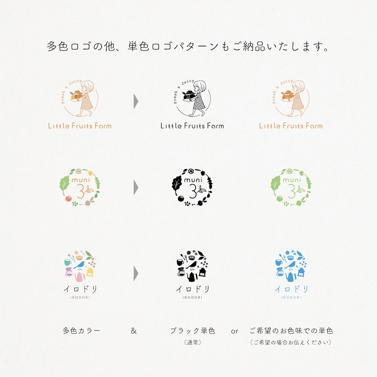 優しく親しみのある温かいロゴをデザインいたします ロゴから伝わる！愛されるロゴをデザインします（複色カラー） イメージ5