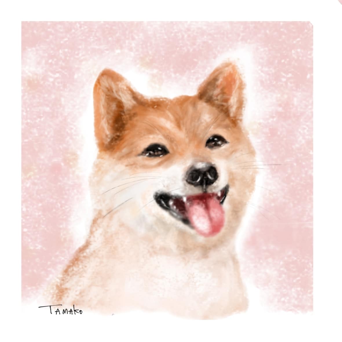あなたの大事なペットの似顔絵を描きます 大切な家族の似顔絵を描かせてください！( ◠‿◠ ) イメージ1