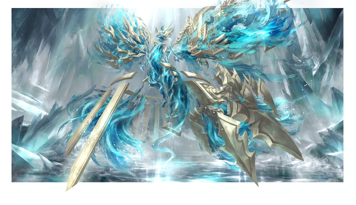 ドラゴン・モンスターイラスト承ります 【ゲーム】【トレカ】などの用途でご利用いただける一枚絵 イメージ1