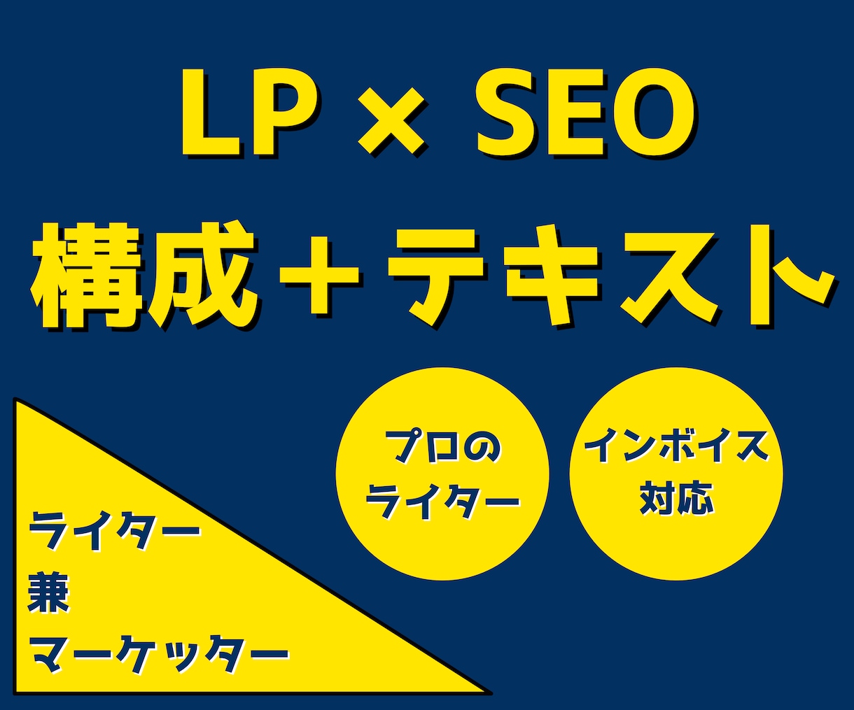 SEO対策を施したLPの構成+テキストを制作します とくに注力したい記事・キラーページの制作に最適 イメージ1