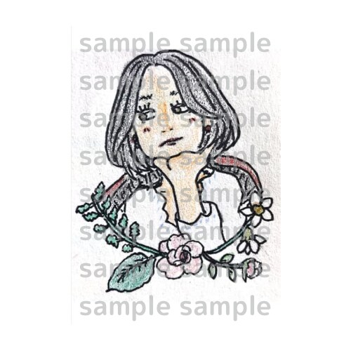 手書きで味のある人物のイラスト描きます 記念のプレゼントやSNSアイコンにいかがですか？ イメージ3