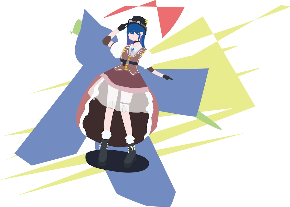 SNSで自由に利用できるイラストを描きます アニメっぽいキャラクターが苦手な方にもオススメのイラストです イメージ1
