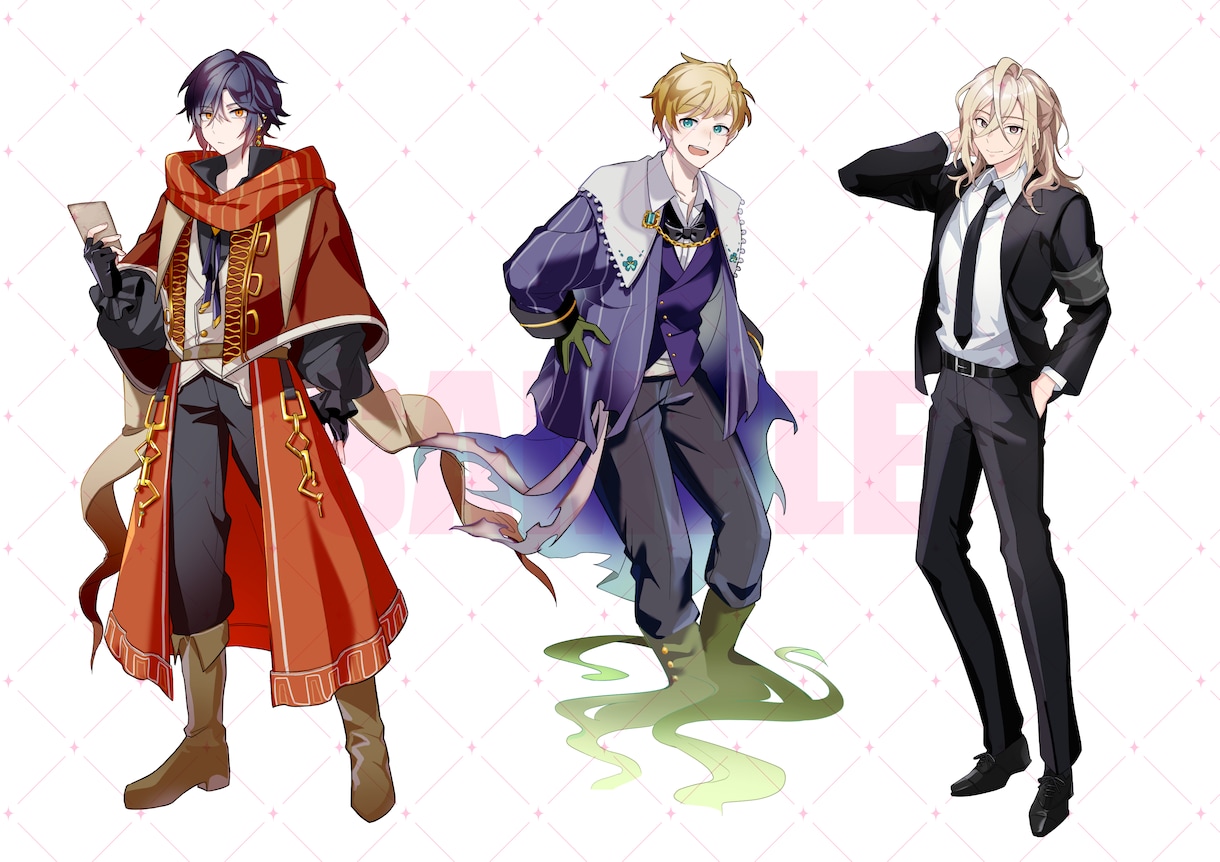 TRPGや配信用に！キャラクター立ち絵を作成します 親しみやすいアニメ塗りで貴方だけの素敵なキャラクターを形に イメージ8