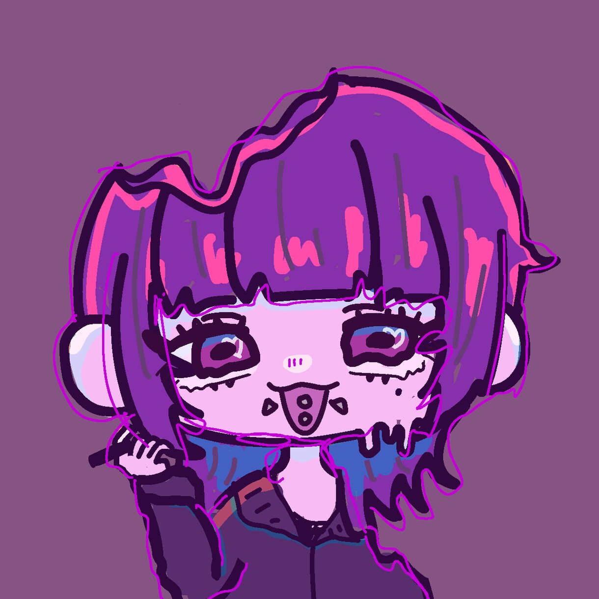 ポップで病みかわなイラスト描きます あなただけの個性をアイコンにしてみせます イメージ5