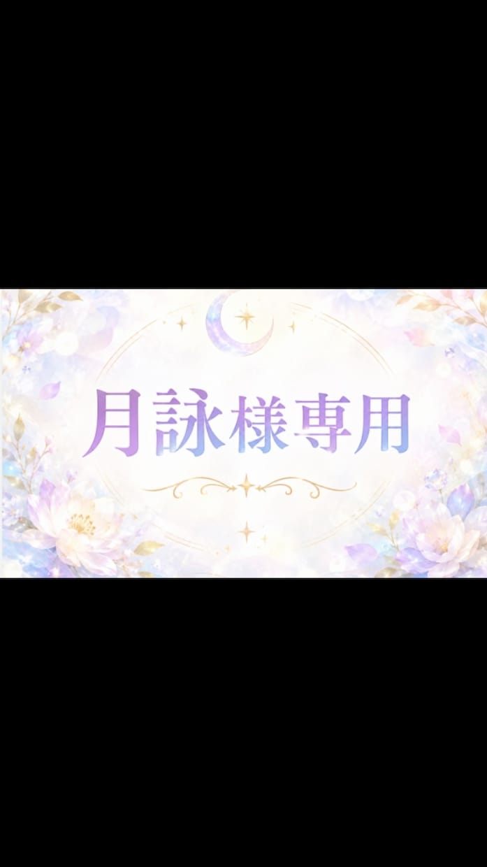 10/11.18.2511/1月詠様専用になります 月詠様専用ページになります。お二人様分 イメージ1