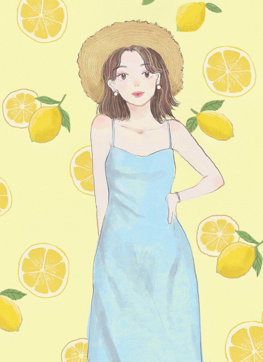 NY美大生がおしゃれなアイコン/イラストを描きます 好きな自分のファッションやメイクをイラスト化して記録する♡ イメージ2