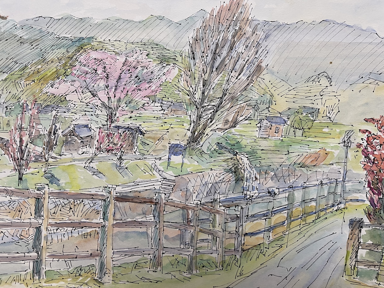 思い出の風景や建物をペン&水彩にて飾れる絵にします 来客からはインテリアに、あなたにとっては情景として飾れます イメージ2