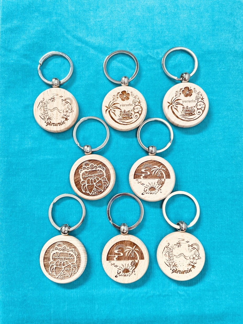 オリジナルキーホルダーをお作りします お得な5個セット！店舗用、記念品、贈答用などに♡ イメージ4