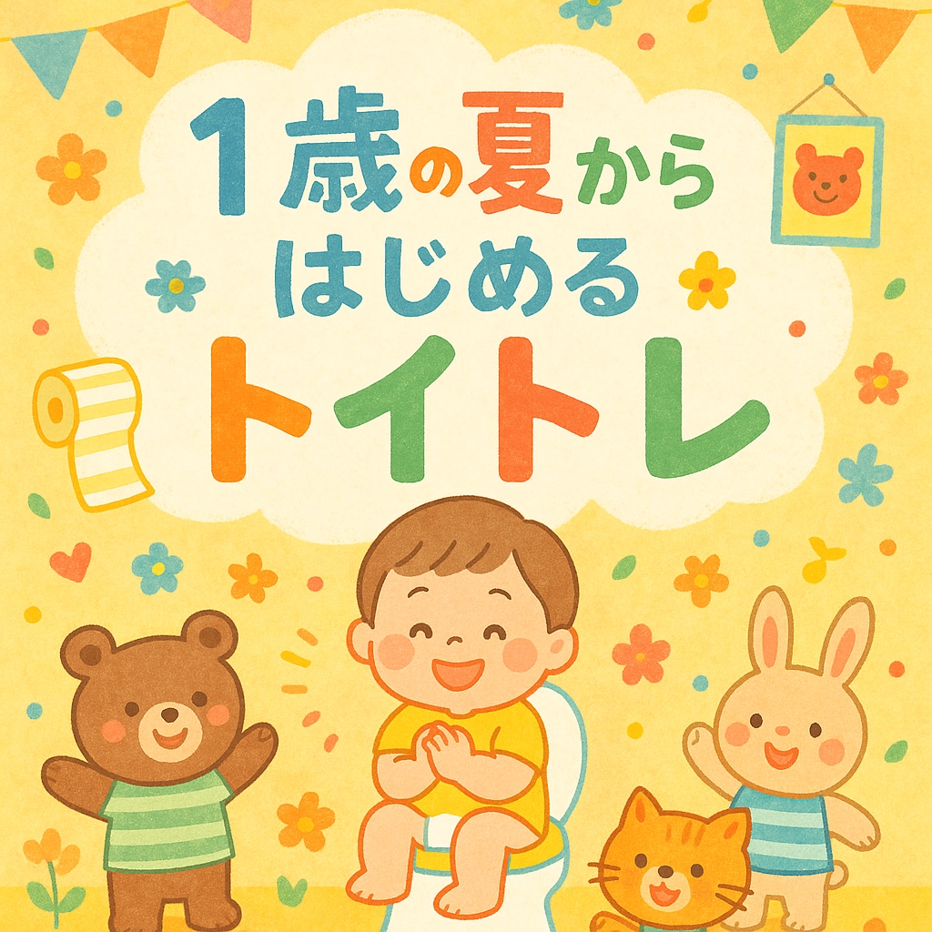 1歳の夏に始めるトイトレ実践マニュアルを公開します 元幼稚園教諭ママが実際に成功したトイトレ方法をまとめました イメージ1