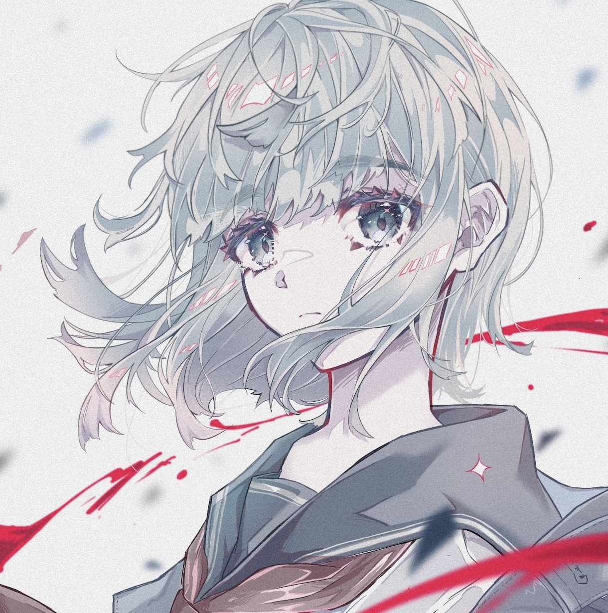 ラフ修正無制限！SNSアイコン作成します あなただけのキラキラな美少女アイコンを！！ イメージ1