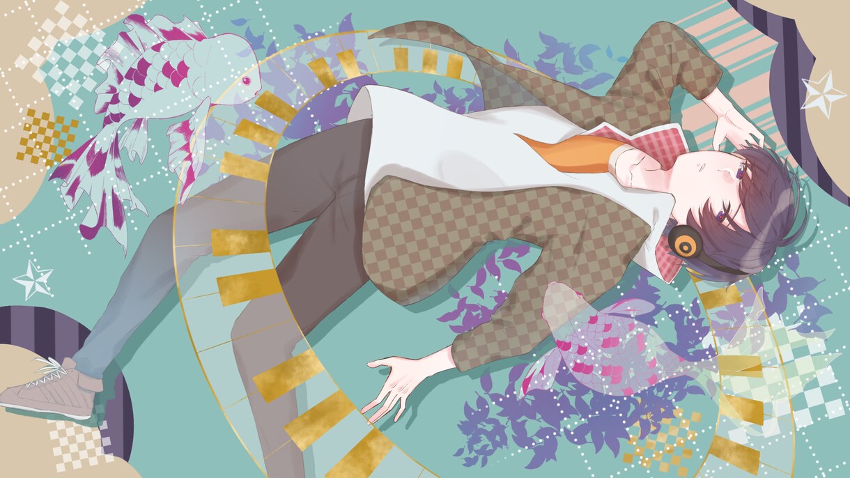 アイコンや一枚絵などのイラストを作成いたします 歌い手・VTuberの活動でイラストの依頼をお考えの方へ イメージ1