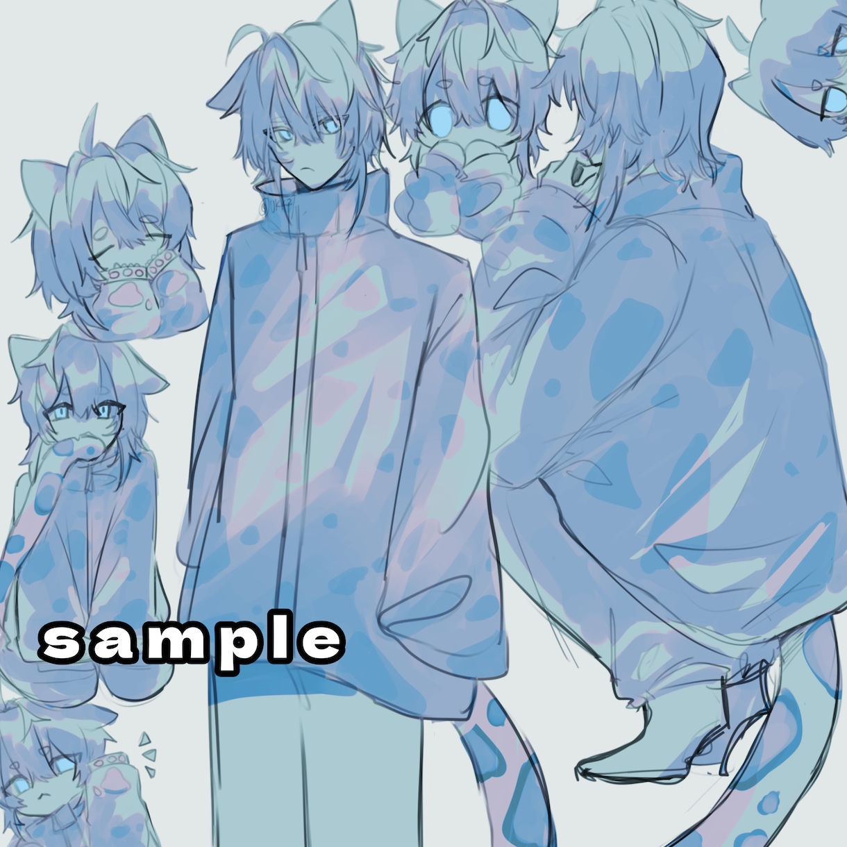 依頼するにあたっての参考イラストになります 男の子を得意としており様々な雰囲気に描けます イメージ1