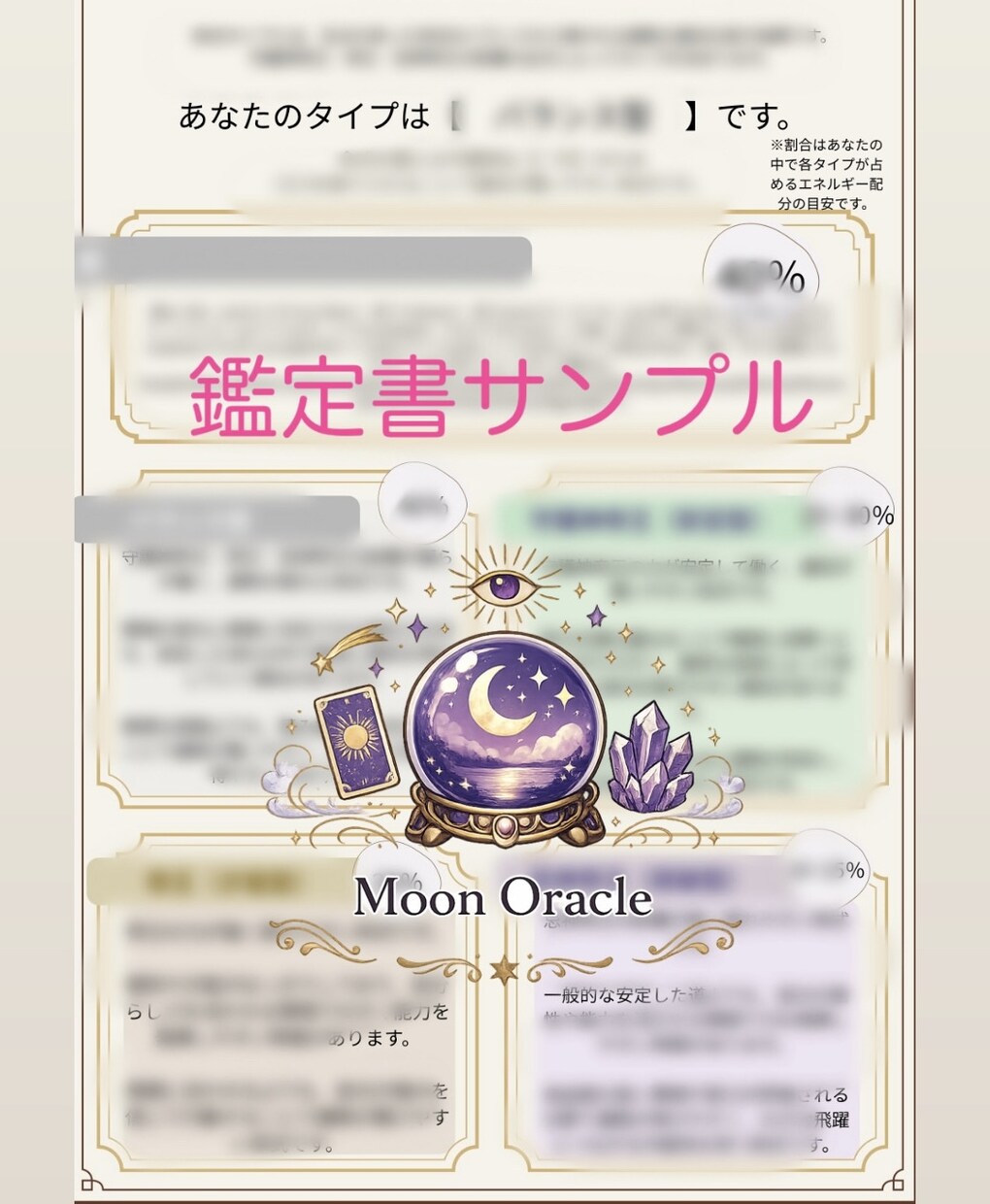 あなただけの 運命鑑定書 つくります 生まれもった運命を1冊にまとめた本格鑑定書 イメージ3