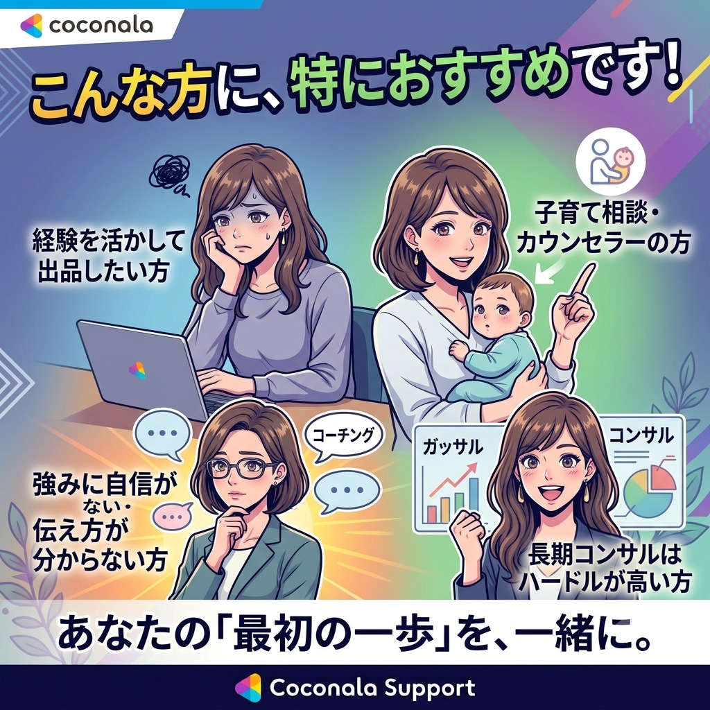 私なんかが相談に乗っていいの？を卒業させます 資格・経験を価値に変えるココナラ相談サービス改善サポート イメージ8