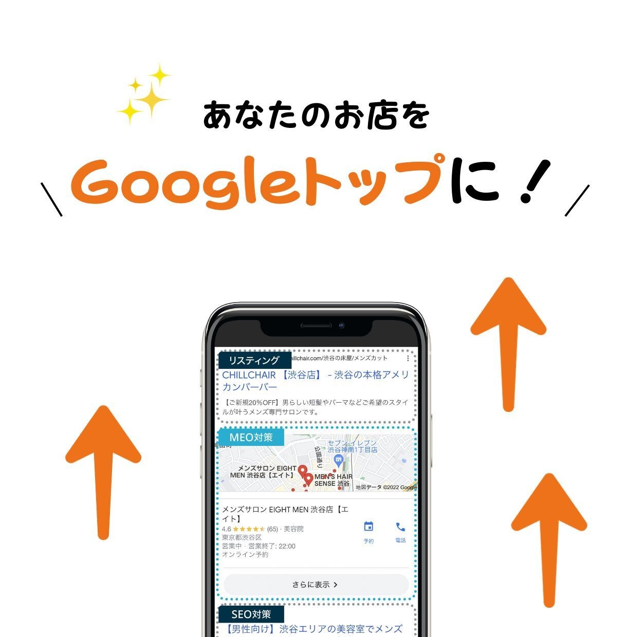3日下さい。あなたのお店を上位表示させます 難しいキーワード大歓迎。グーグルエキスパート監修アドバイス イメージ1