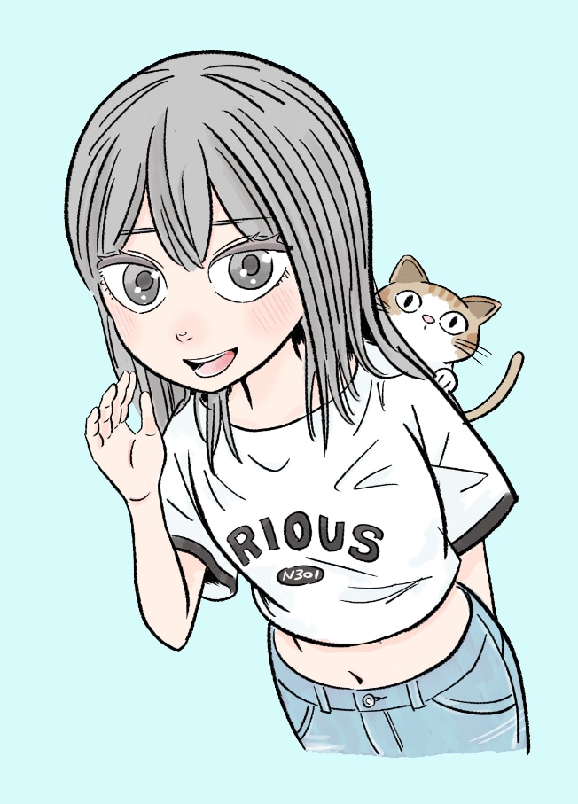 使いやすいポップで目を惹く人物イラストを描きます 多岐用途に使いやすい太めの線画風イラスト イメージ1