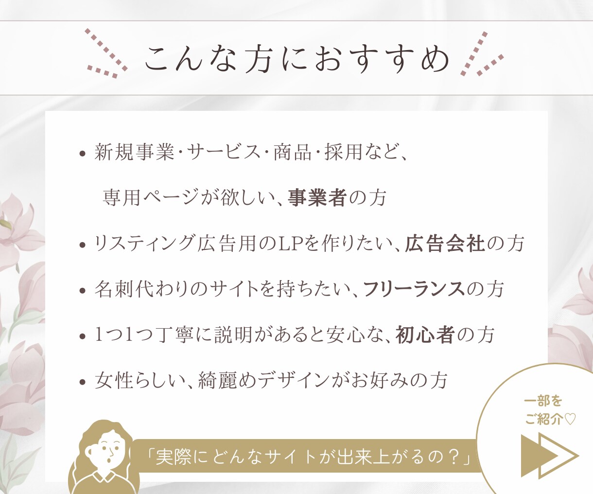 簡単更新◎WordPressでLP作成します スマホ対応／基本SEO／Googleマップ埋め込み イメージ3