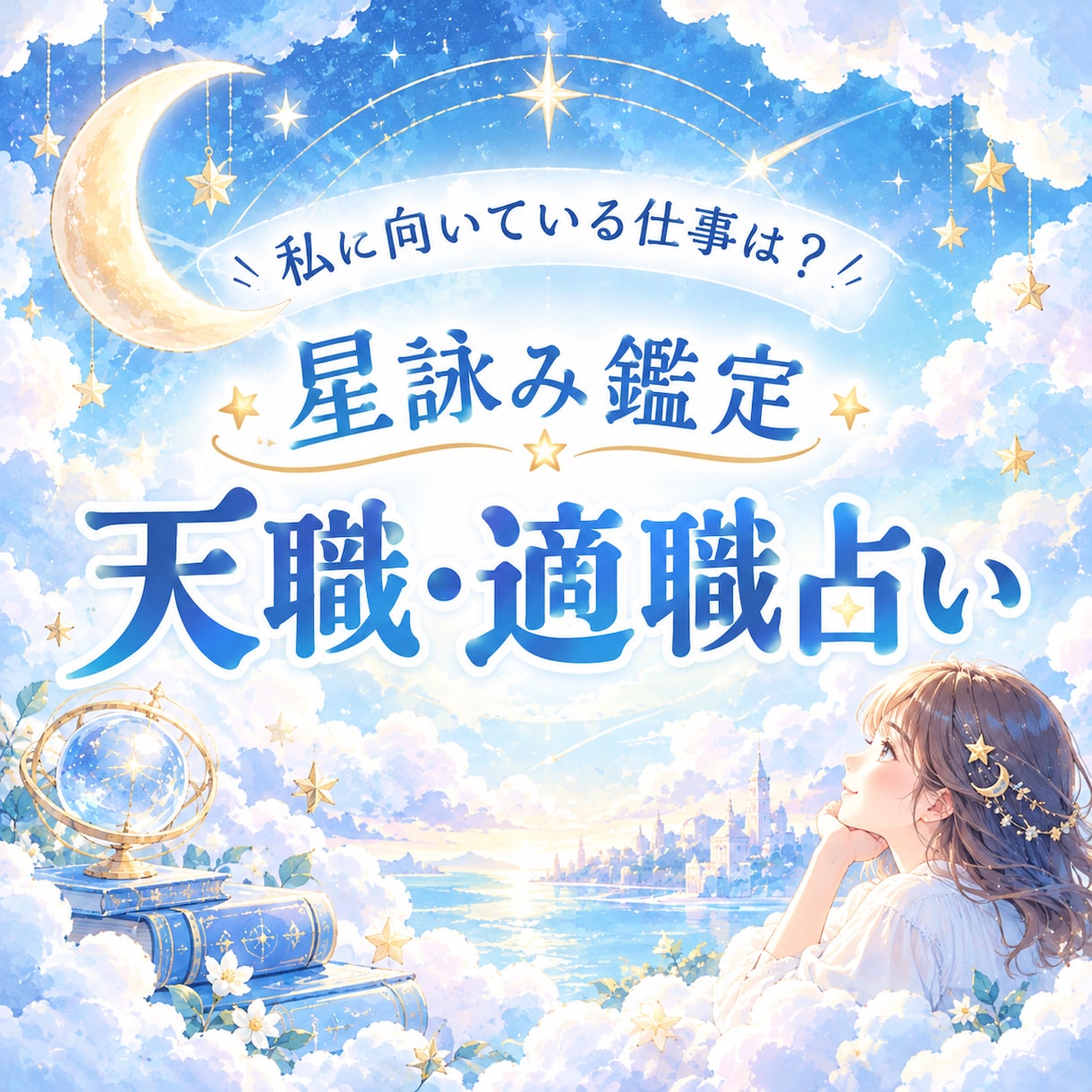 自分に向いている仕事を星詠みで読み解きます あなたの才能に気づき、未来の選択肢を広げよう。 イメージ1