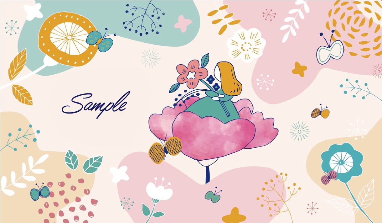 優しく暖かみのあるイラストお描きします 線画やコラージュなど様々なタッチに対応します イメージ3