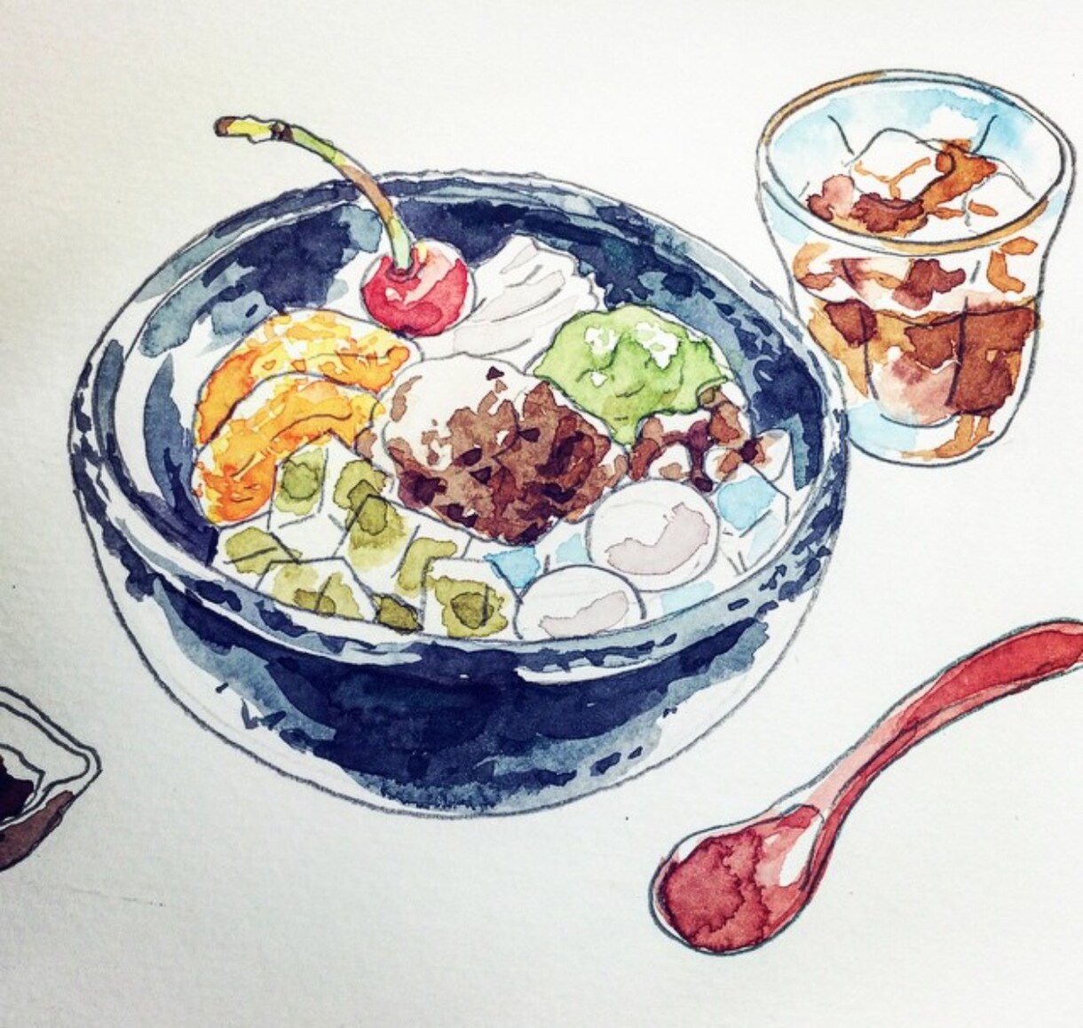 優しい水彩画タッチの似顔絵をお描きします 大切な人への贈り物、SNSアイコン、名刺用に…☆ イメージ2