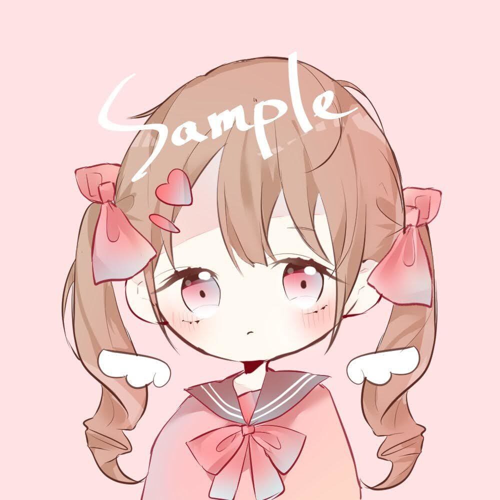 3日以内に納品♡かわいいSNSアイコンを作成します 始めたばかりです！期間限定で低価格で作成★ イメージ1