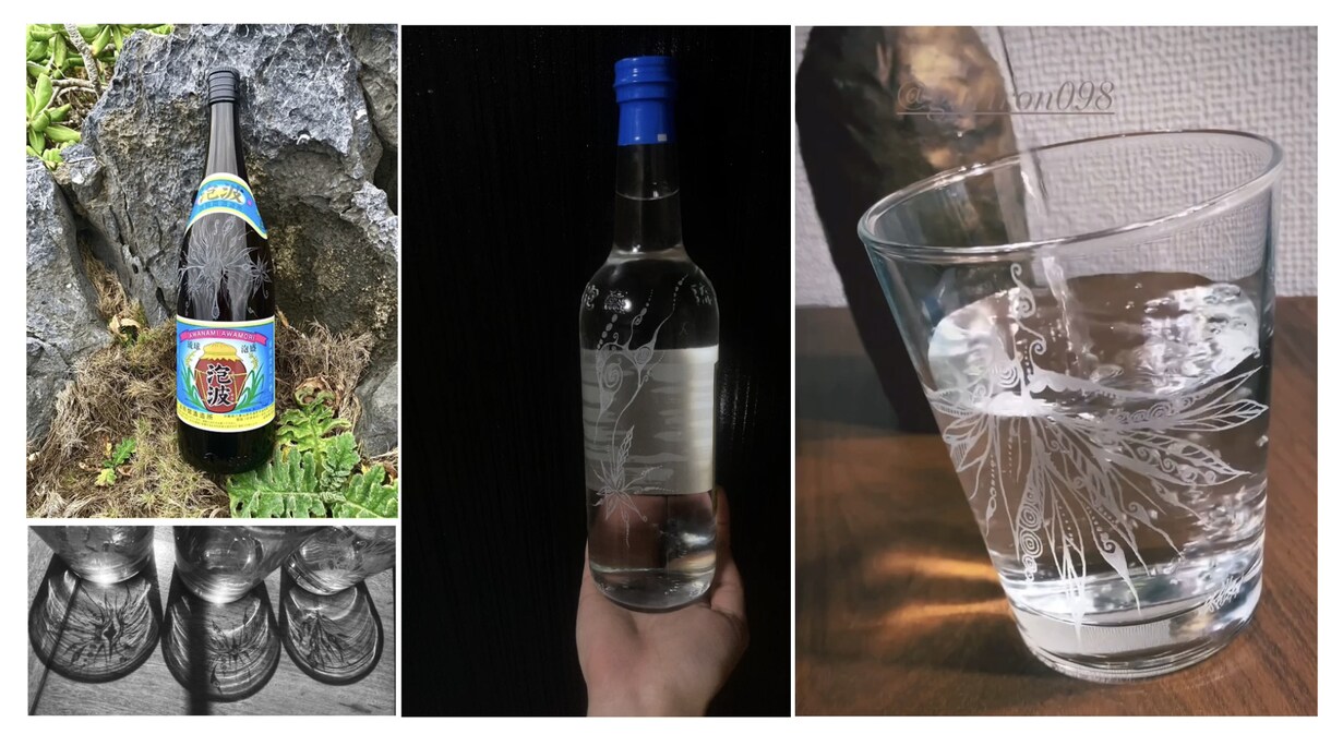 大人気！世界に一つだけの思い出の食器を制作します 全て一つ一つ削って制作していて一点物の品になっています イメージ3