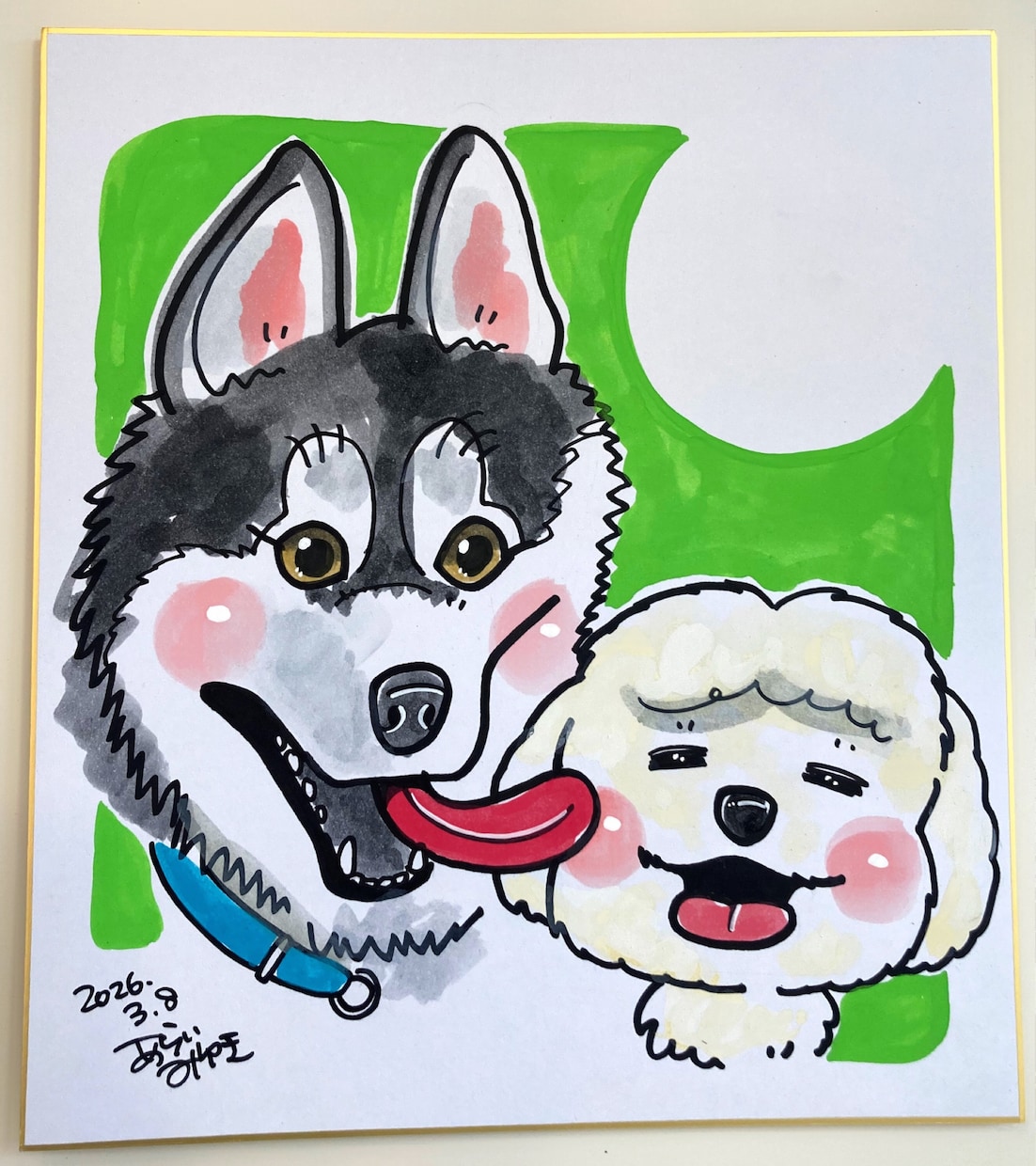 フジTV「いいとも！」似顔絵マスターが描きます お写真から、2人の似顔絵を描きます！ イメージ1