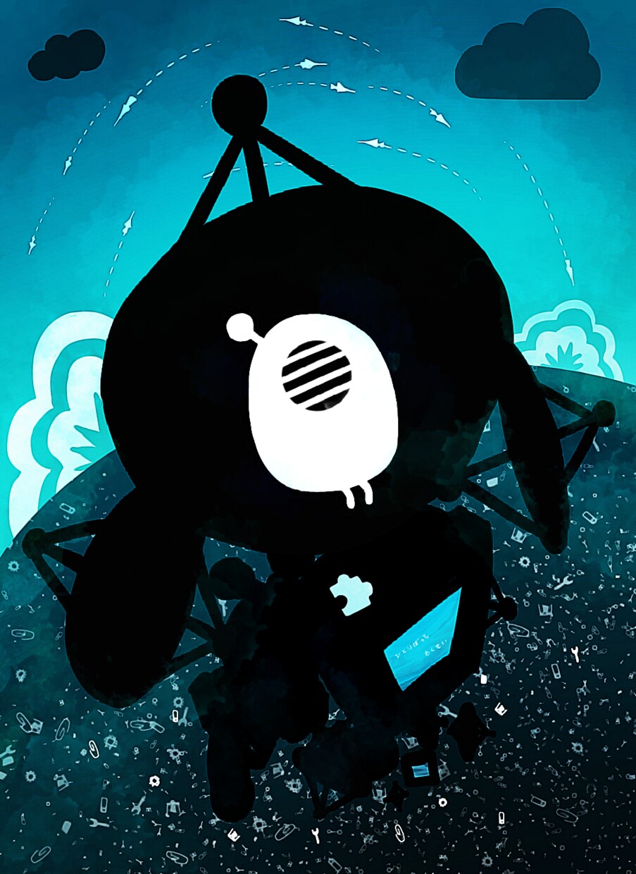 幻想・異世界・抽象的なシルエットイラスト描きます 動画用静止画等、その他商業デザインにも イメージ7
