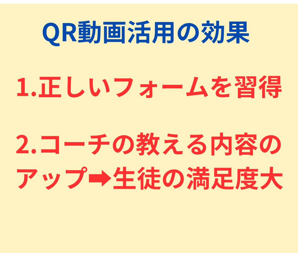 スポーツ指導の動画QRマニュアル作リます 指導の手間を激減！手本動画のQR化 でいつでも見れます。 イメージ5