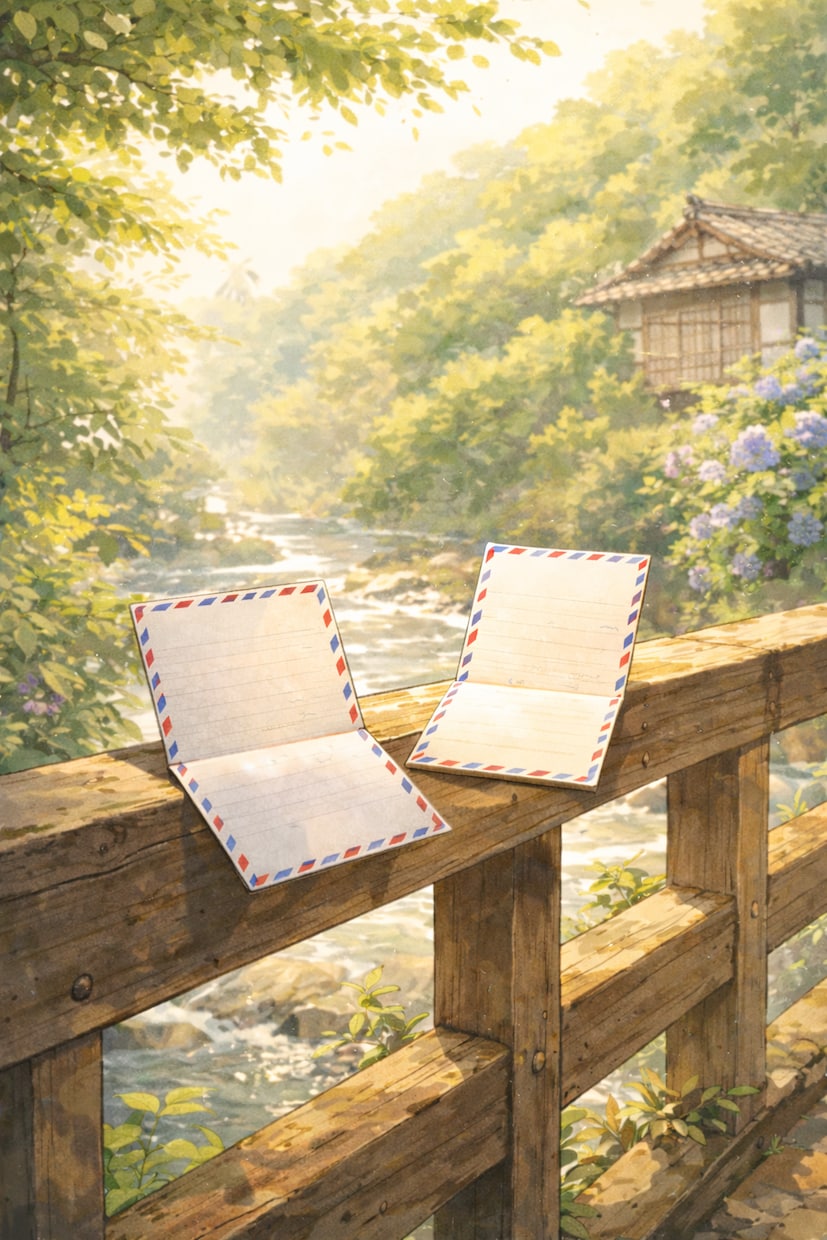 歩んだ道、これからの日々。あなたの物語を伺います 【5往復分の文通相談】心にゆとりを届ける、交換日記 イメージ1