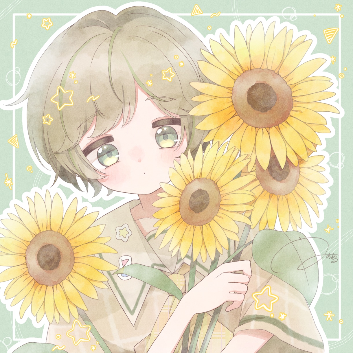 ふんわり優しい雰囲気のイラストを制作します 1枚絵、動画や配信のサムネイル、MVのイラストなど イメージ2