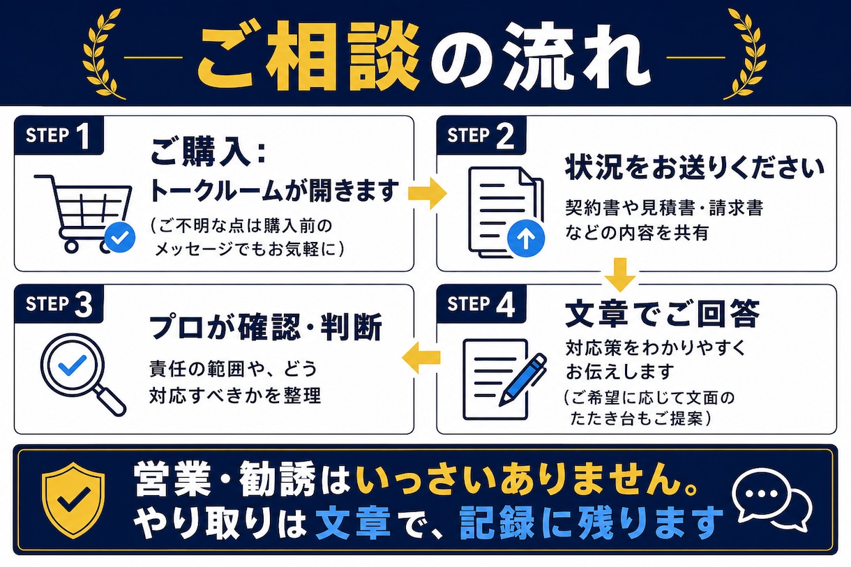 賃貸のトラブル・お悩み、プロが文章で答えます 業界歴15年・宅建士｜AIでは分からない"現場の実務"で回答 イメージ4