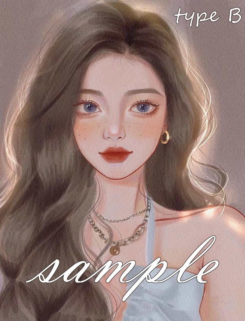 綺麗な夢絵/SNSアイコン/似顔絵を描きます ２種類違う雰囲気のタッチがあります！お好みのイメージを！ イメージ2