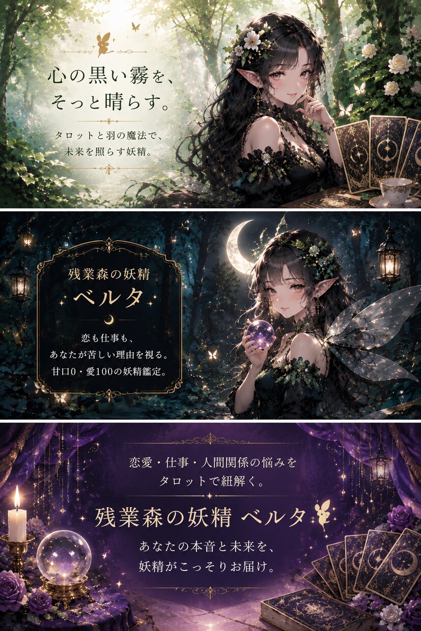 タロットを通して、これから進むべき道を読み解きます 私はあなたの心にかかる「黒い霧」 を視ることができます。 イメージ2