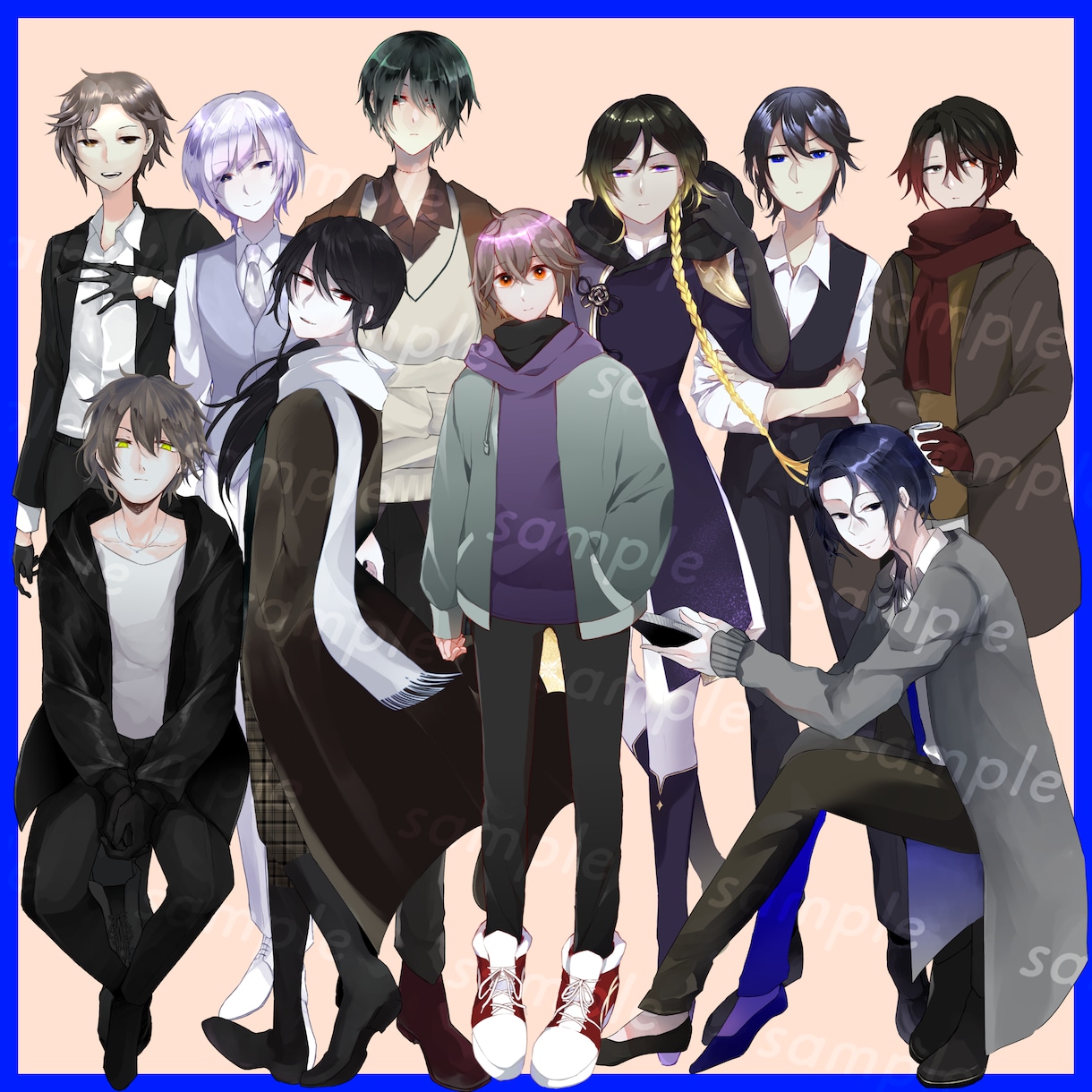 立ち絵・差分イラスト作成します TRPG/ゲームイラストを必要な方へ イメージ5