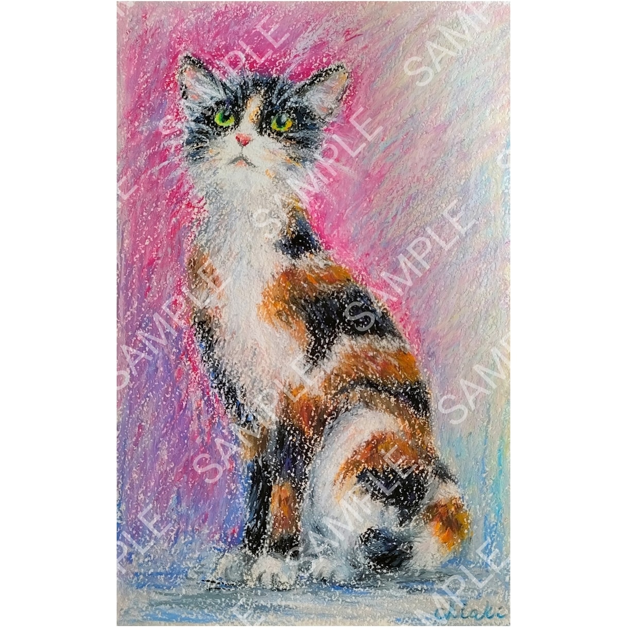 手描きの優しい色合いでペット•動物をお描きします 写実的ではなく雰囲気を大切にしたイメージ画です イメージ1