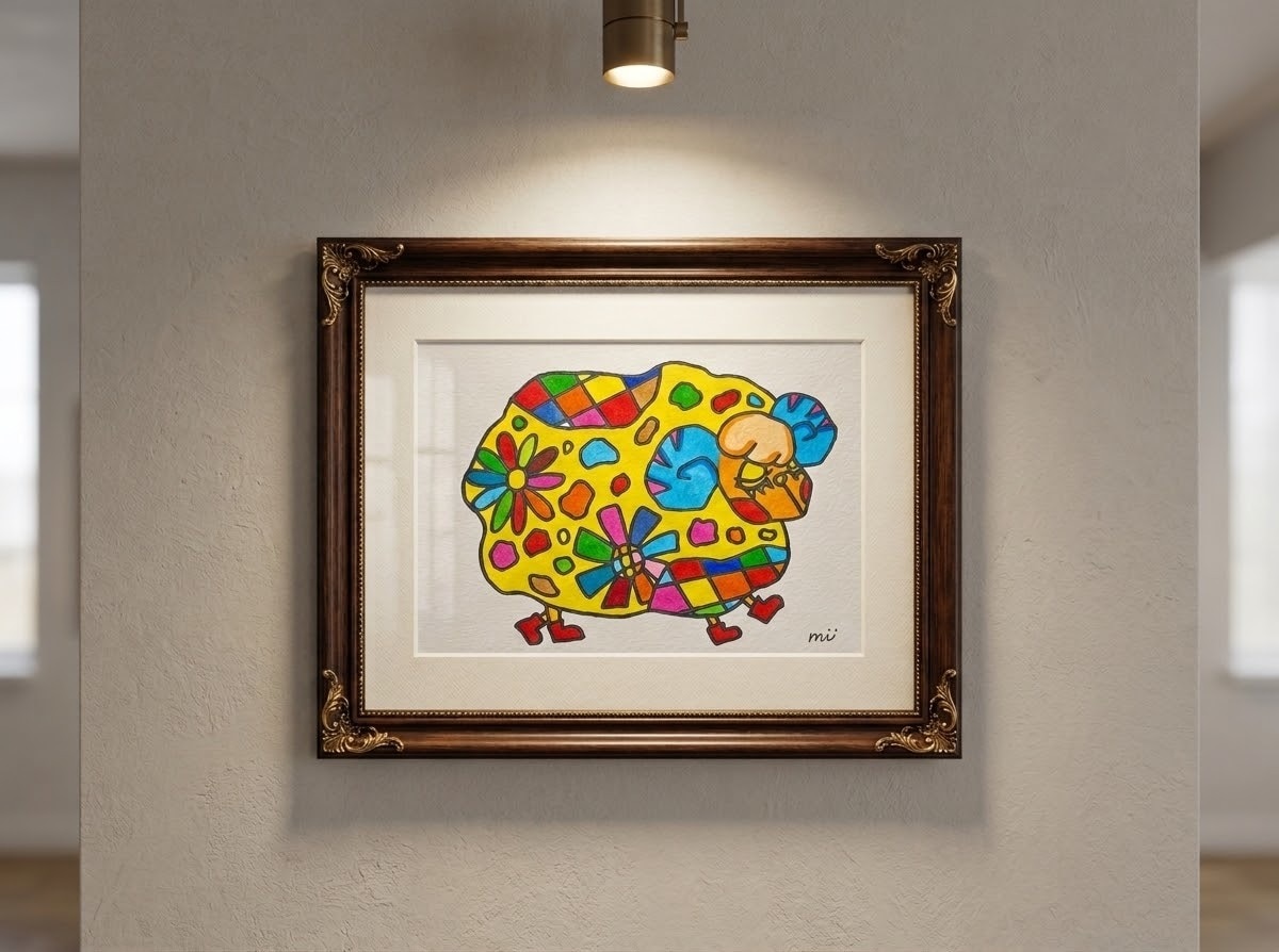 ビビットなカラフルイラスト描きます ビビットカラーの世界で一匹の動物たちを描くのが得意！ イメージ4