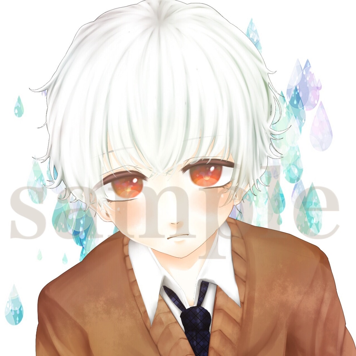 SNSなどで使えるアイコンを描きます ふわふわした絵、少しリアルな絵、綺麗な絵が好きな方へ イメージ2