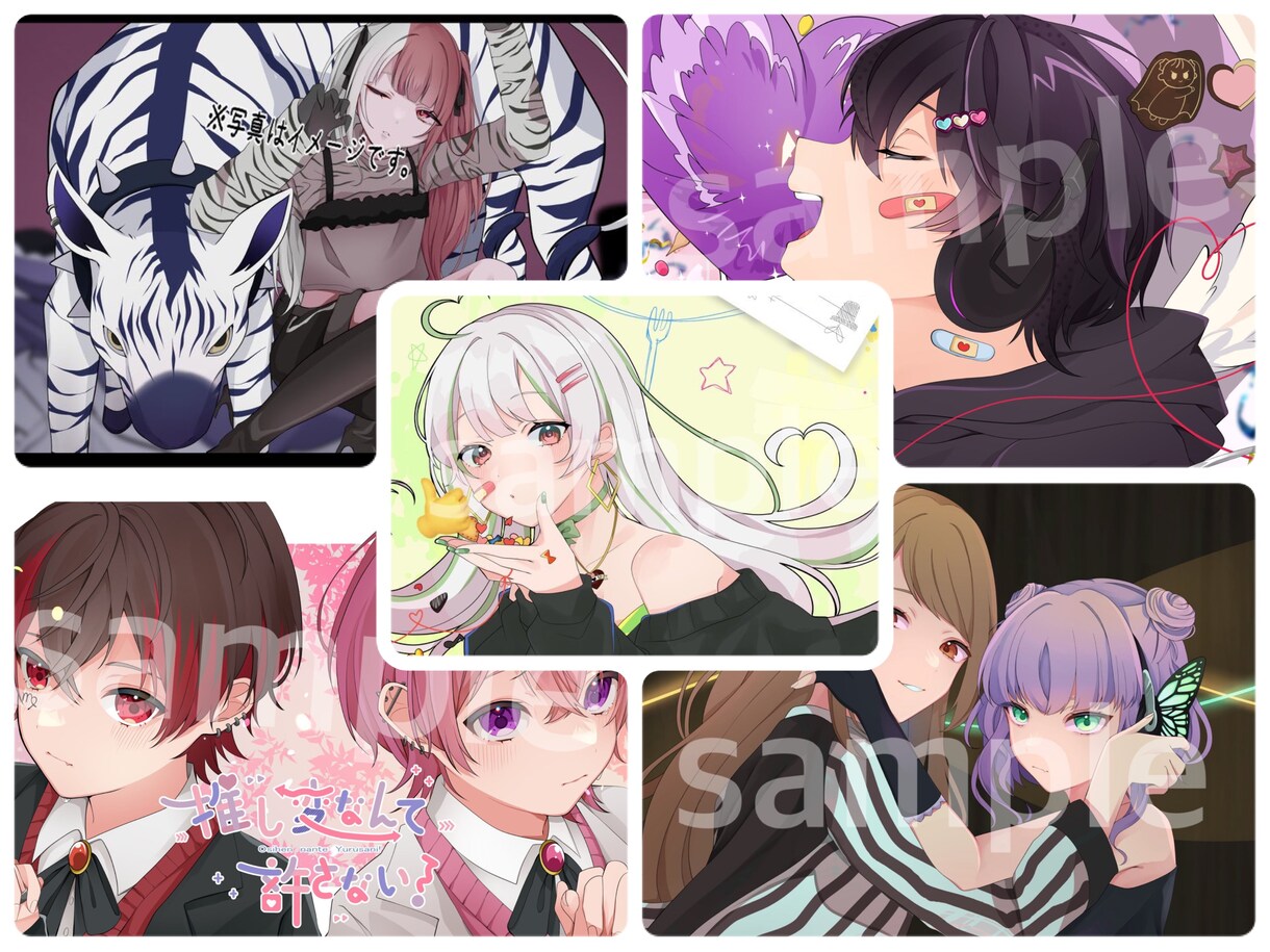 本家寄せ！歌ってみた用サムネのイラスト制作します 歌い手やVtuberさんにオススメ！ イメージ1