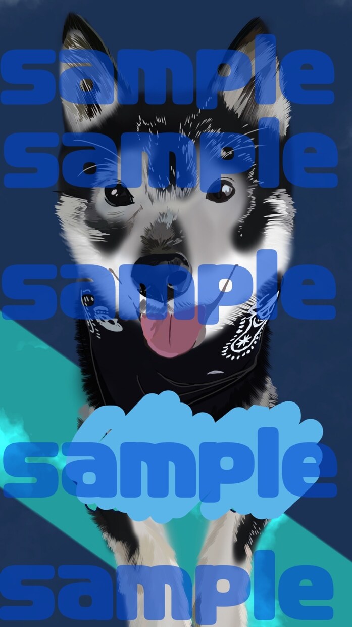 素敵な愛犬、愛猫描きます ベストショットを撮った動物を模写させていただきます イメージ2
