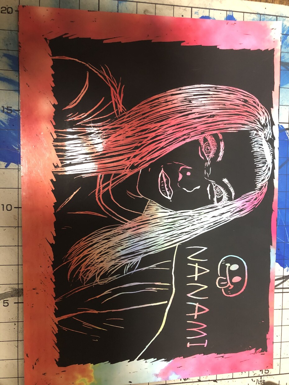 自分の好きな物や動物人物画など描きます スクラッチボードでイラストを削って世界に一つしかない絵を！ イメージ10
