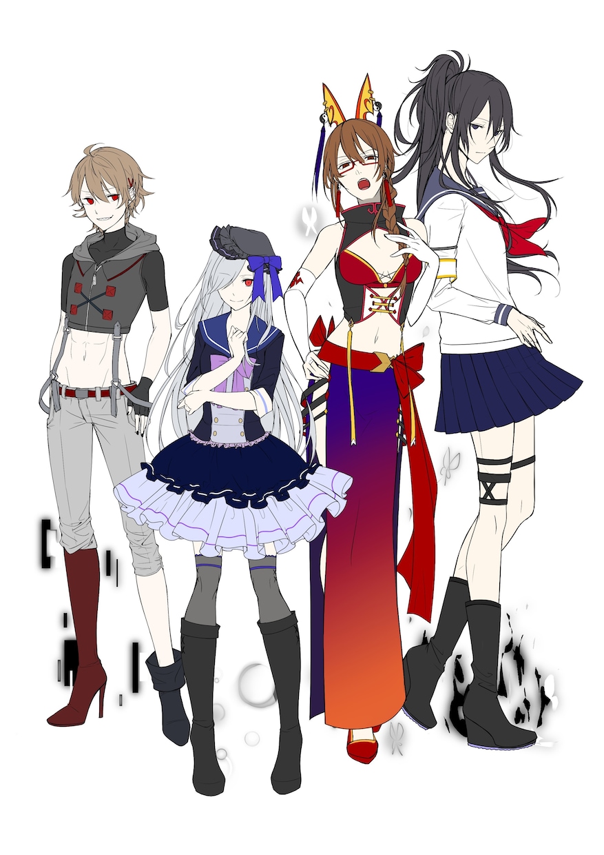 キャライラスト【アイコン・立ち絵】描きます 創作キャラ、VTuber、キャラデザ、全身・バストアップ等 イメージ6