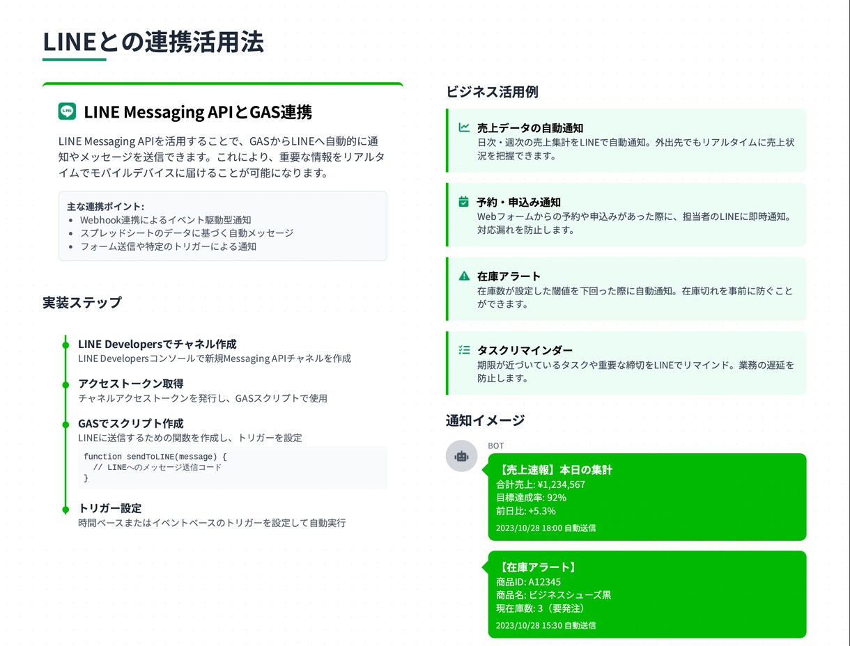 Notion連携も！GASでの業務効率化請負います お客様目線の丁寧なヒアリングで業務/作業効率化 イメージ7