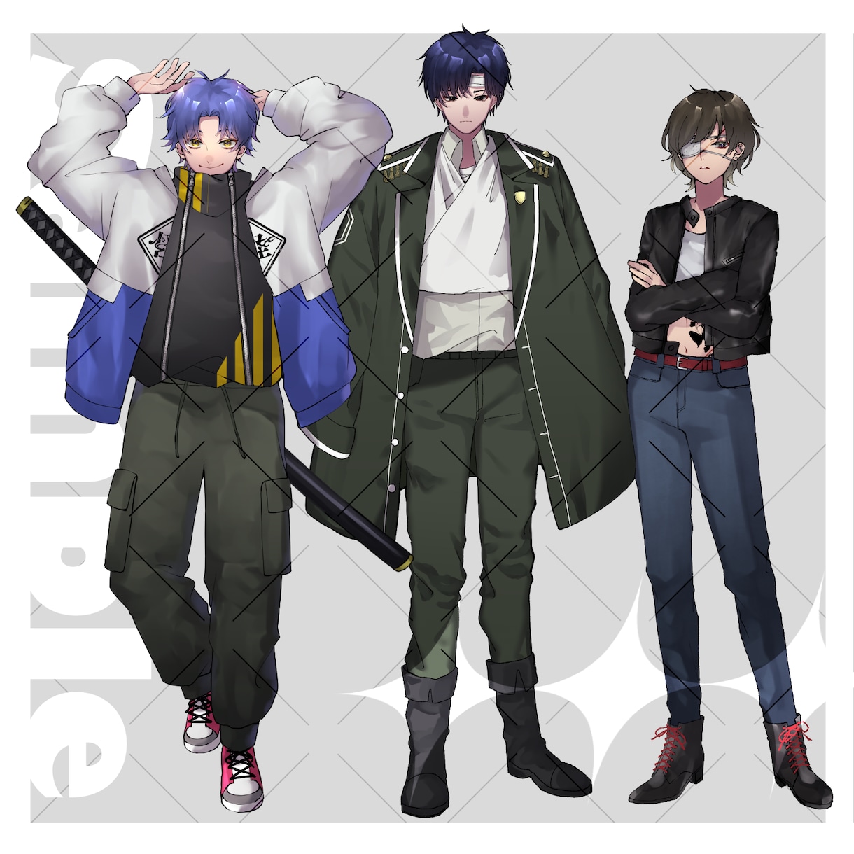 TRPG・ゲーム・IRIAM等の立ち絵作成します 最短納期1週間にて対応します◎ イメージ2