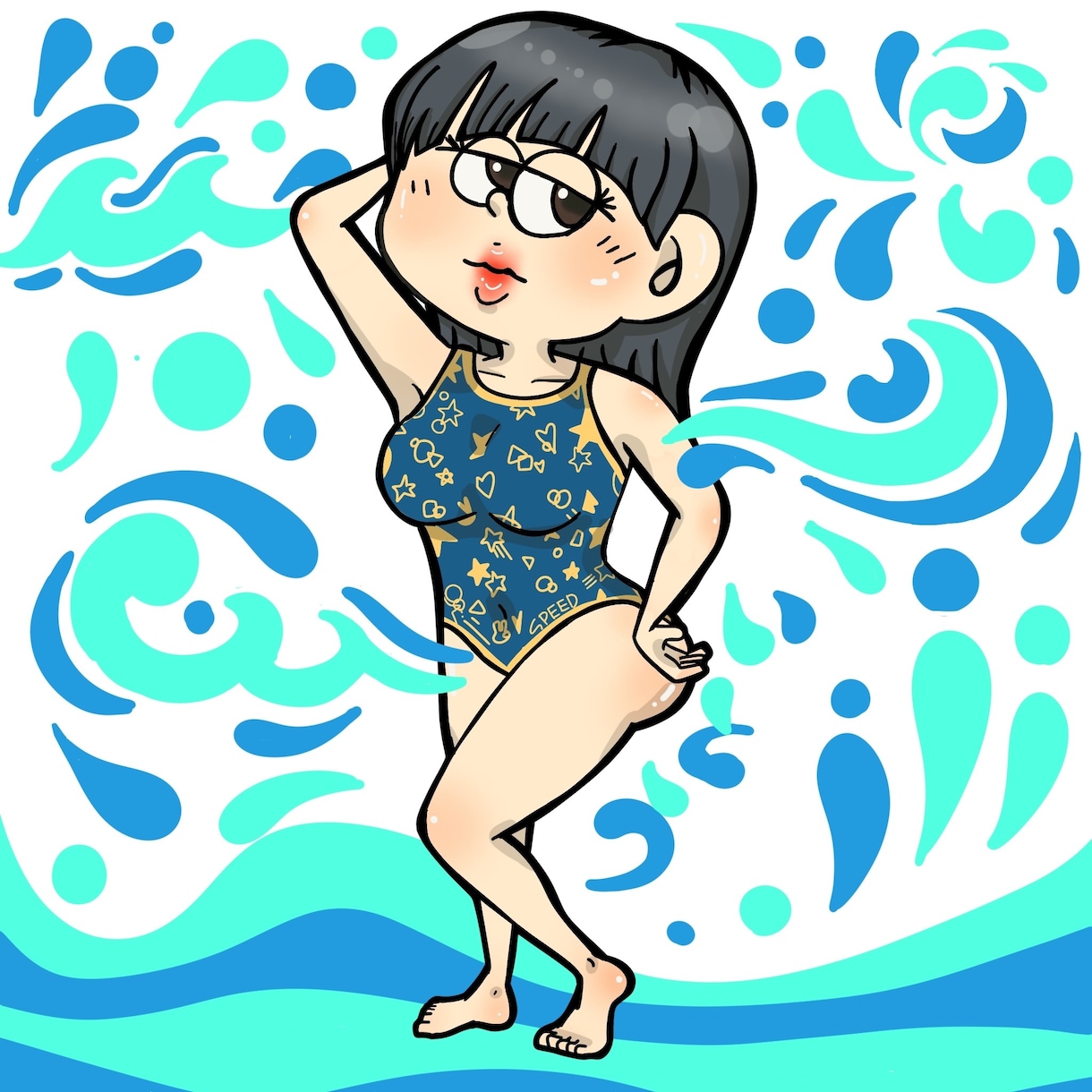 ストリート系の似顔絵描きます 壁紙、SNS、プレゼントなどにもどうぞ⭐︎ イメージ3